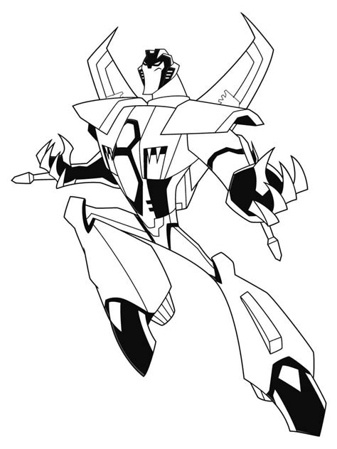 Coloriage Transformers Starscream T L Charger Et Imprimer Gratuit Sur