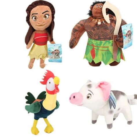 New Movie Moana Very Lovely Princess Moana Maui Heihei Pua Plush