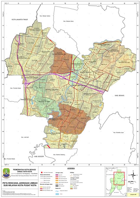 Jaringan Air Limbah Bwp Pusat Kota Sitaru Kota Bekasi