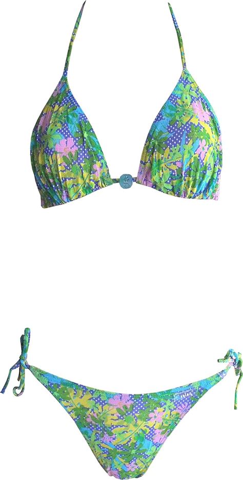 Solar Tan Thru Triangel Bikini Gr N Gr B Cup Amazon De