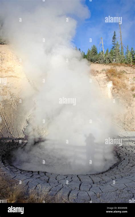 Mud Volcano Yellowstone National Park Wyoming Usa Stock Photo Alamy