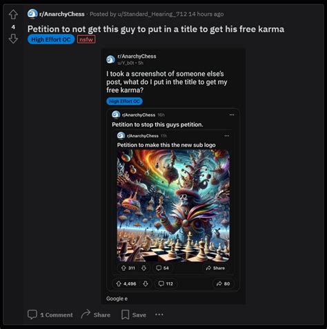 Petition To SHUT THE FUCK UP OH MY GOD SHUT THE FUCK UP R AnarchyChess