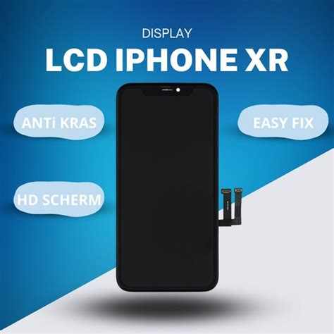 Iphone Xr Lcd Scherm Incell Kwaliteit Zwart Bol