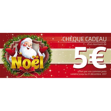 Chèques cadeaux sécurisés recto verso Noël Santa Claus Colibri