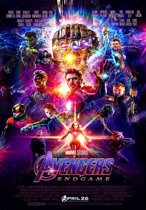 The Poster For Avengers Endgame