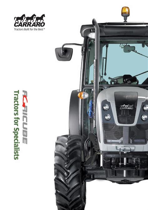 Pdf Tractors For Specialists Carraro Hrvatska Features Vigneto