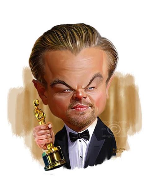 Leonardo DiCaprio Celebrity Caricatures Caricature Leonardo Dicaprio