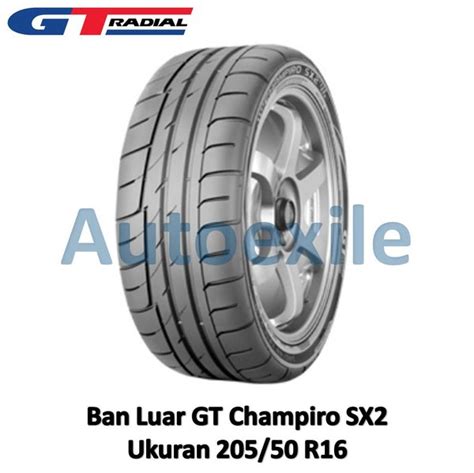 Jual Ban Luar Gt Radial R Champiro Sx Tubeless Mobil Slalom