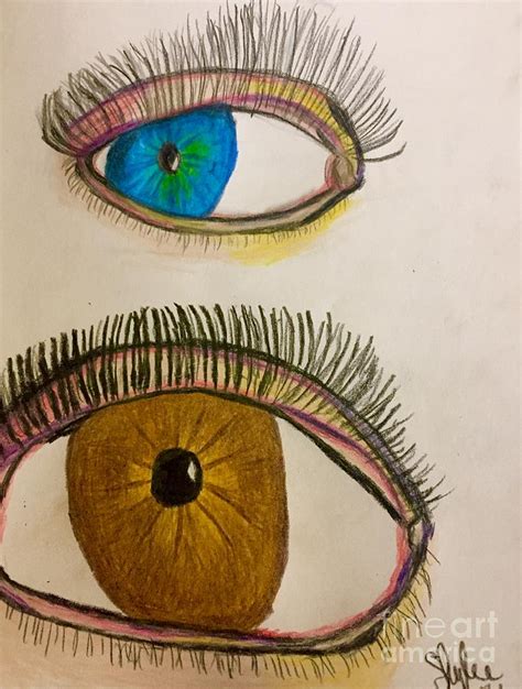 Soulful Eyes Drawing By Shylee Charlton