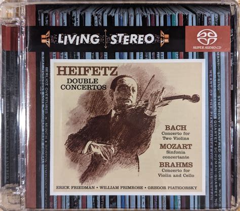 Heifetz Double Concertos Bach Brahms Mozart SACD 2007 RCA Red