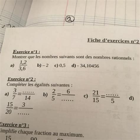 Bonjour Vous Pouvez M’aider Pour La Question 2 Merci Nosdevoirs Fr