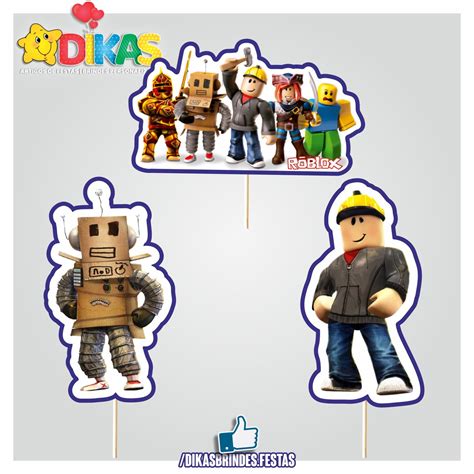 Figuras Decorativas Para Bolo Roblox Dikasbrindes