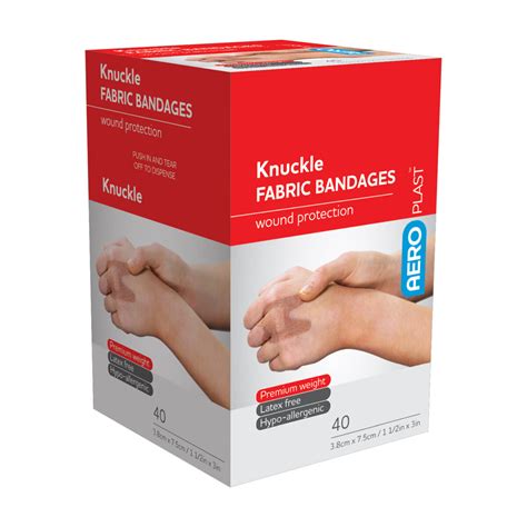 AeroPlast™ Fabric Knuckle Bandages 40/box #AFP350 | Aero Healthcare USA