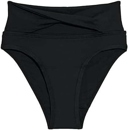 Knix Kt Teen Period Swim Twist High Rise Bikini Bottom Period