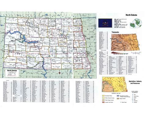 Maps Of North Dakota Collection Of Maps Of North Dakota State Usa Maps Of The Usa Maps