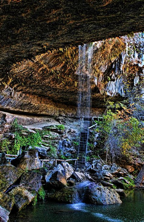 Hamilton Pool Waterfall Photograph by Judy Vincent | Fine Art America