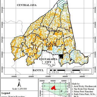 Land Use Map of Sleman 2017. | Download Scientific Diagram