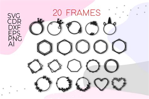 Cake Topper Svg Wedding Cake Topper Svg Wreath Frame Svg Etsy Canada