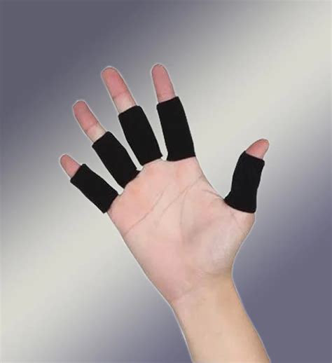 10pcs Stretchy Sports Finger Sleeves Arthritis Support Finger Guard