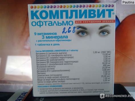 Витаминные капли для глаз: преимущества и эффективность, список ...