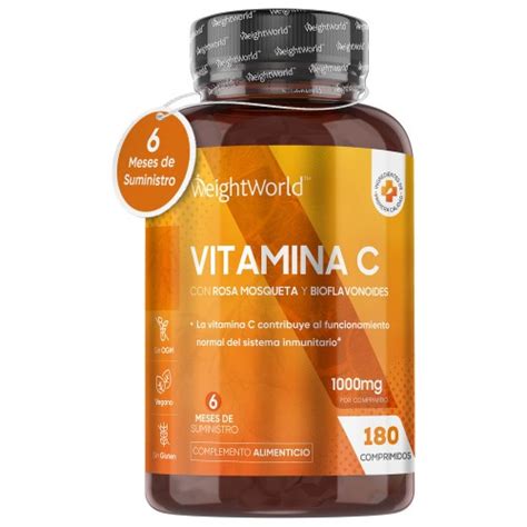 Vitamina C Con Rosa Mosqueta Y Bioflavonoides 1000mg 180 Comprimidos