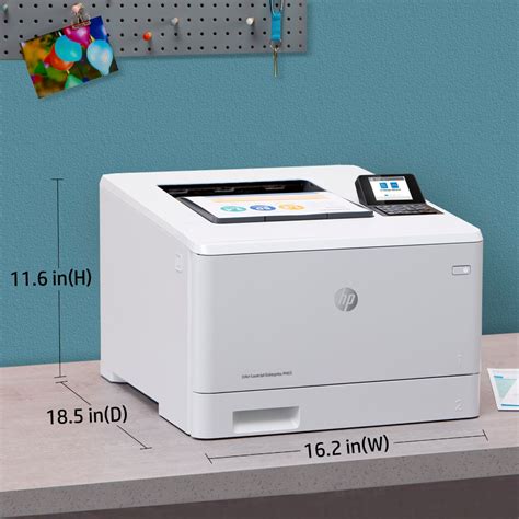 Hp Laserjet Enterprise M Dn Color Laser Printer White M Dn Best Buy