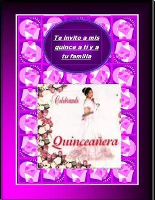 Tarjetas para quinceañeras gratis Imagui