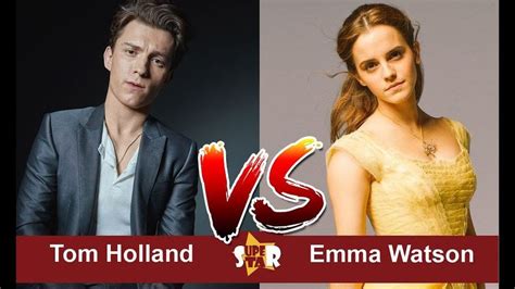 Tom Holland Vs Emma Watson (tom's Crush) transformation from 1 to 32 ...