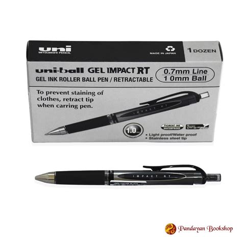 Uni Ball Gel Impact RT Broad 1 0 Mm Roller Ball Retractable Pen UMN