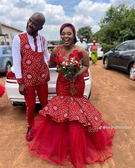 Beautiful Tswana Traditional Wedding Dresses For Lobola Styles D