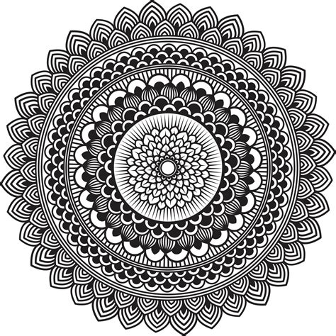 Beautiful Mandala Art Vector Mandala Design 7119641 Vector Art At Vecteezy