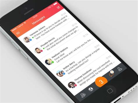 Inbox Messages User Interface Design Messages Interactive Design