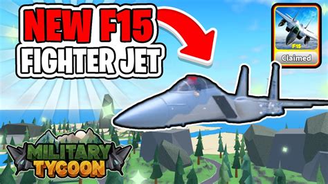 Roblox Military Tycoon BRAND NEW F 15 EVENT UPDATE YouTube