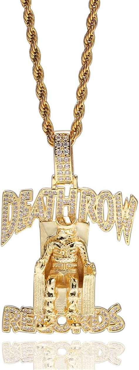 King Ice X Death Row Records OG Death Row 20 Gold Necklace | ubicaciondepersonas.cdmx.gob.mx