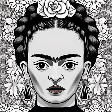 Kawaii Frida Kahlo Creative Fabrica