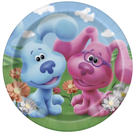 Blues Clues Round 7 Dessert Plates 8ct A Birthday Place