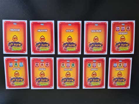 Topps Moshi Monsters Mash Up Series 2 Super Moshi Mirror Foil Cards