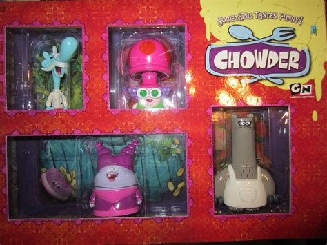 Cartoon Network Chowder Rare Toy Set Mung Daal Schnitzel Truffles 1819751929