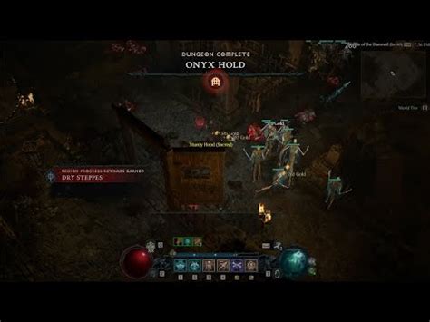 Diablo 4 Onyx Hold Dungeon Run WT3 Necromancer YouTube