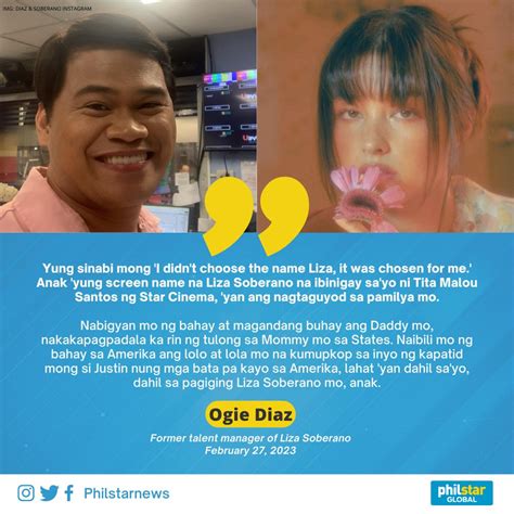 Philstar On Twitter Ogie Diaz Responded Monday To Liza Soberanos