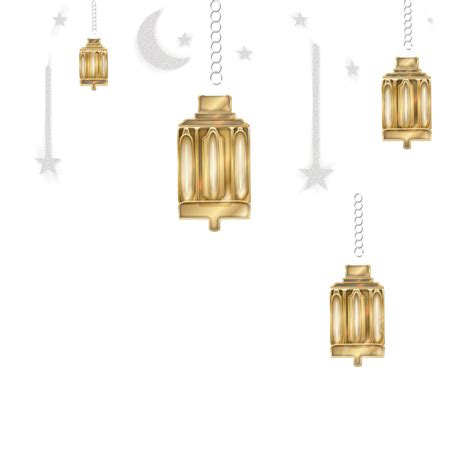 Ramadan Kareem Lantern Vector Png Images Vector Beautiful Golden