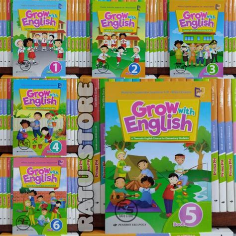 Jual Buku Bahasa Inggris Grow With English Sd Kelas