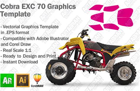 Cobra Graphics Templates Artabrian MX ATV Templates