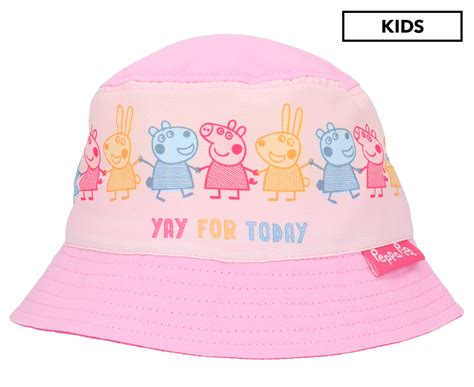 Peppa Pig Girls Bucket Hat Pink Catch Co Nz