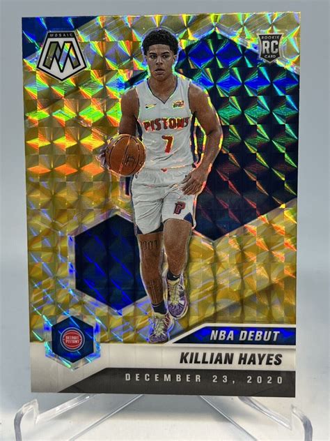 Panini Mosaic Nba Debut Reactive Orange Prizm Killian Hayes