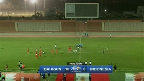 Tragis Timnas Indonesia Dibantai Bahrain 10 0