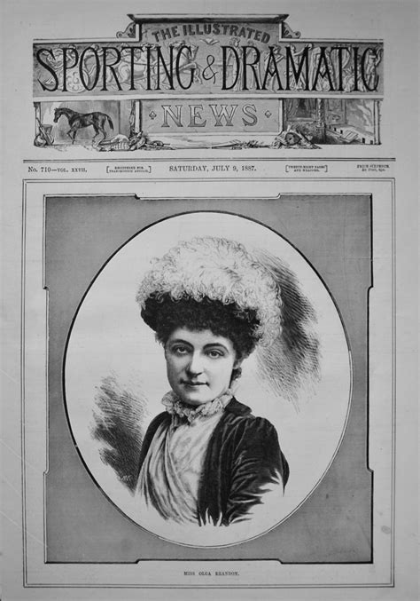 Miss Olga Brandon 1887