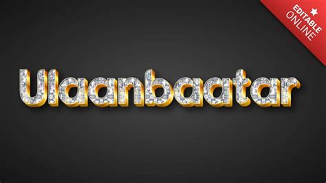 Ulaanbaatar Text Effect Generator