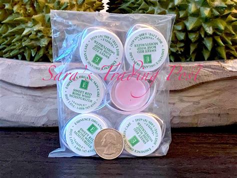 6 Eminence Sweet Red Rose Whip Moisturizer Cream Samples Jars