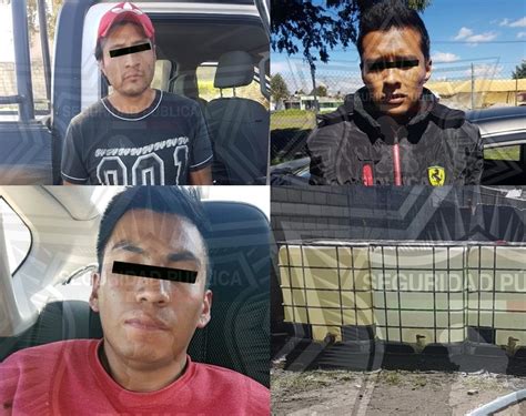 Asegura Policía De Toluca A 3 Sujetos En San Pedro Totoltepec Por